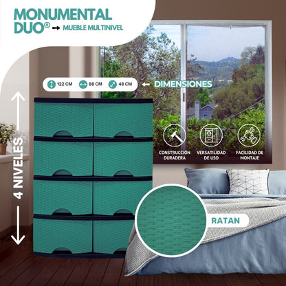 MONUMENTAL DUO®: Cajonera Multi - Compartimientos