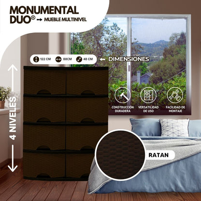 MONUMENTAL DUO®: Cajonera Multi - Compartimientos