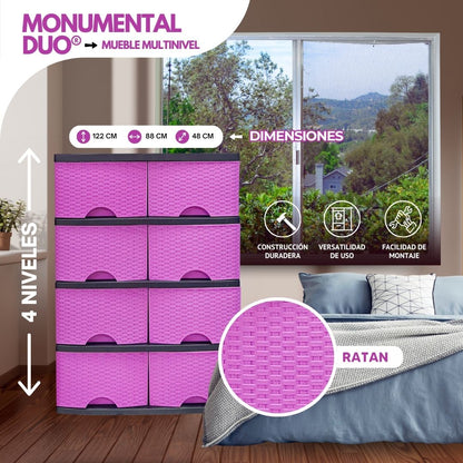 MONUMENTAL DUO®: Cajonera Multi - Compartimientos