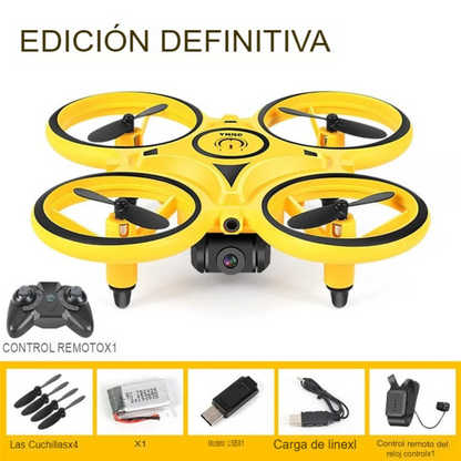 Dron con sensor de mano