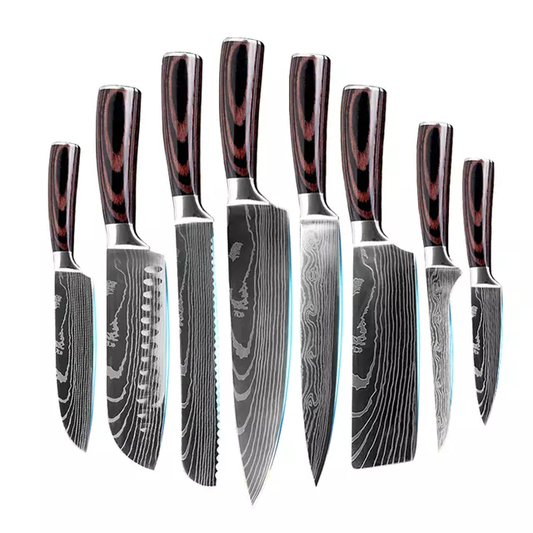 Samuraiset®:  Cuchillo CHEF + Set de cuchillos profesional GRATIS