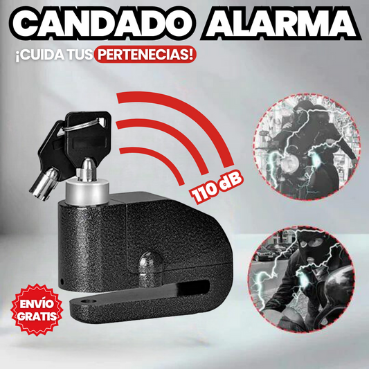 Candado Antirrobo con Alarma