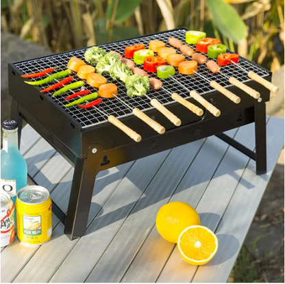 GrillToGo® : Mini Parrilla Portátil para Barbacoa – Perfecta para Picnics y Fiestas al Aire Libre