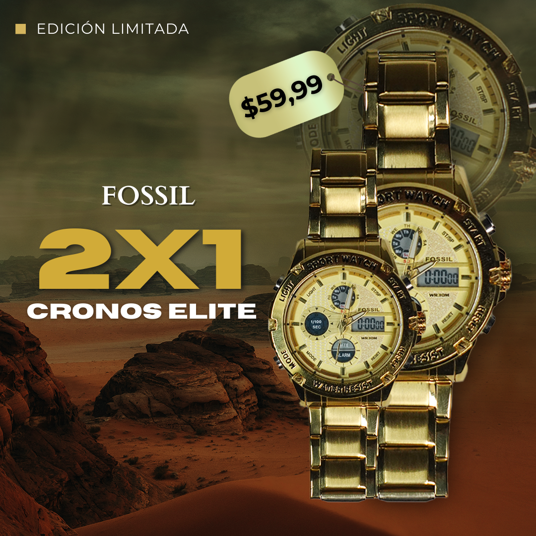 RELOJ FOSSIL GOLD  (COMPRA 2 AL  PRECIO 1)🎁