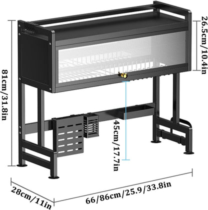 MaxDry Pro - Escurridor de Platos Acero Inoxidable.