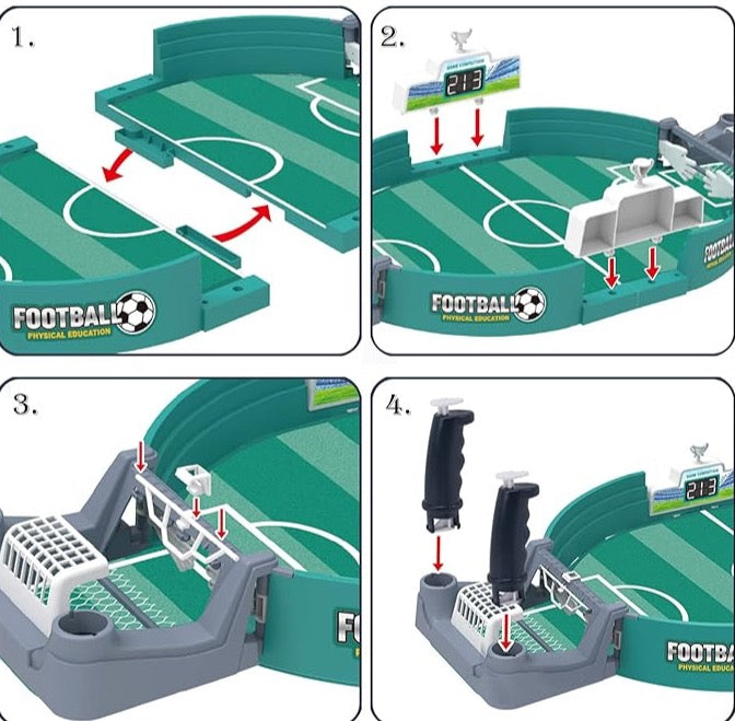 TableSoccer Fun®: Mini Juego de Futbolín para Niños