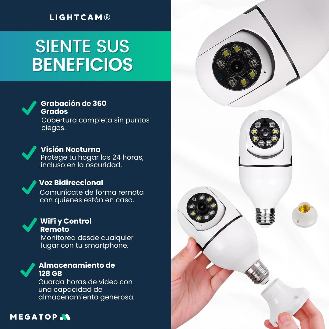 LightCam: Cámara de seguridad inalámbrica