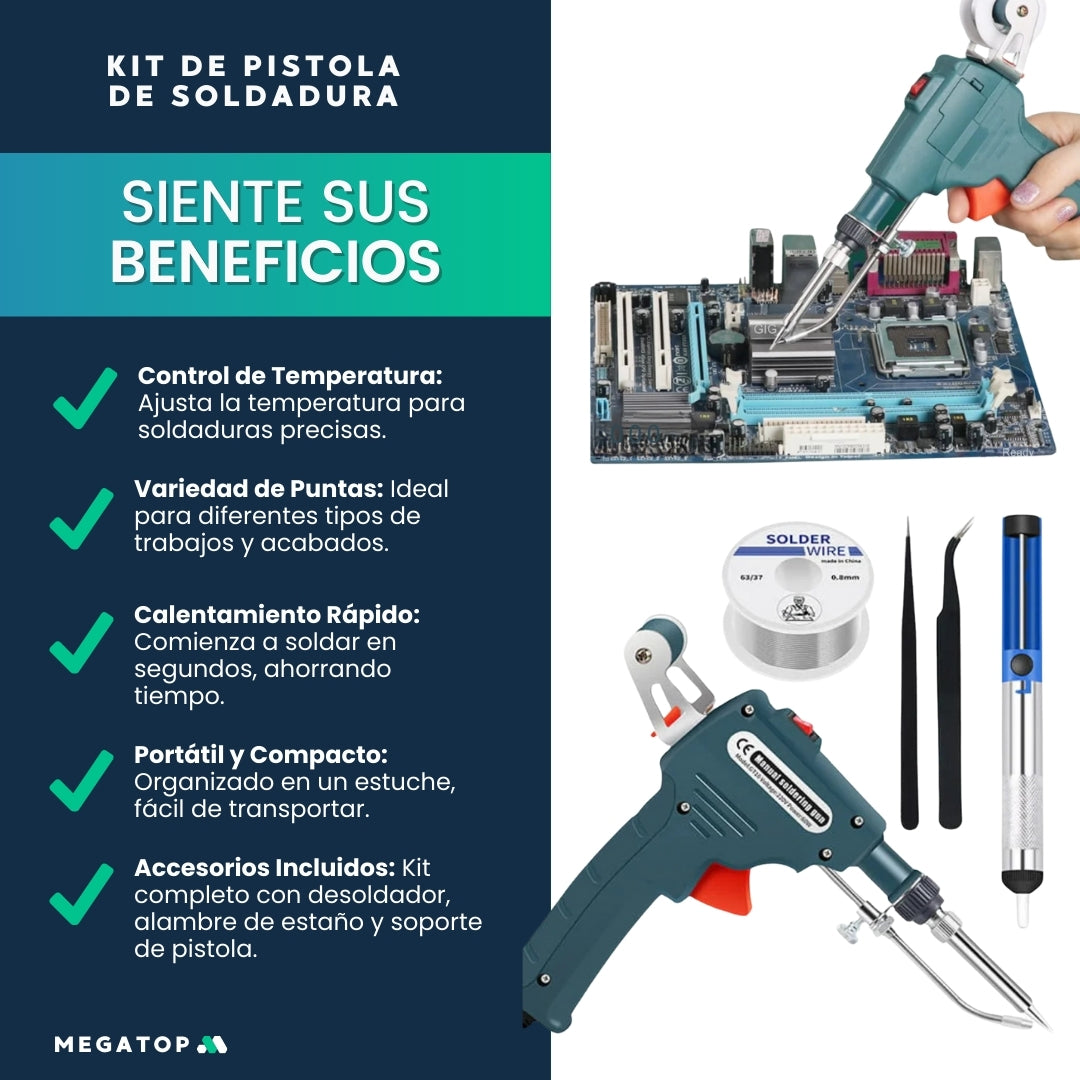 Kit de Pistola de Soldadura