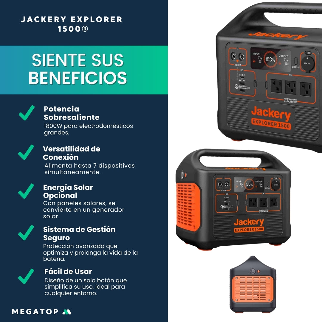 Jackery Explorer 1500: Estación de Energía