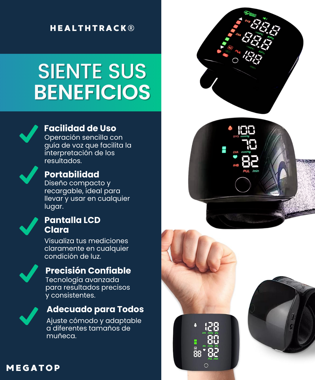 HealthTrack: Medidor de presión Arterial