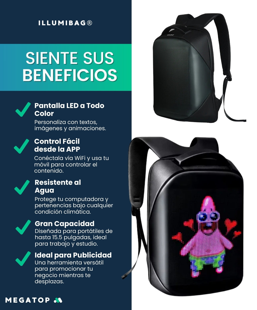 IllumiBag: Mochila LED Inteligente