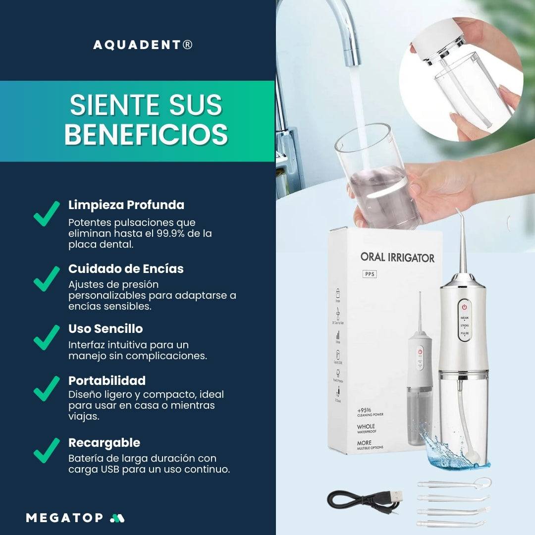 AquaDent: Limpiador Bucal Recargable