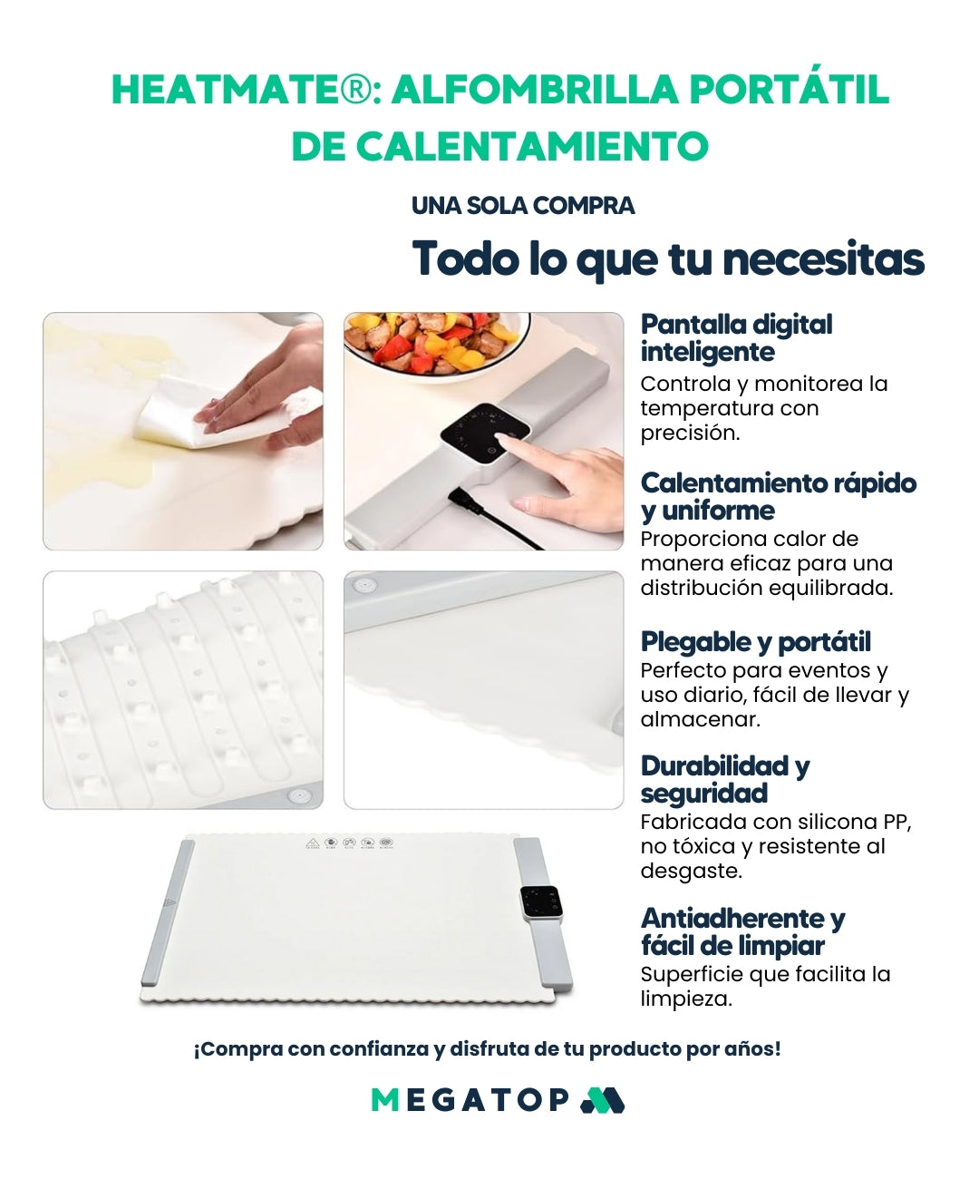 HeatMate: Alfombrilla portátil de calentamiento