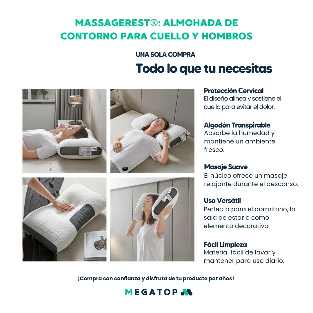 MassageRest: Almohada para Cuello