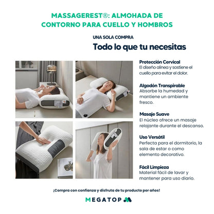 MassageRest: Almohada para Cuello