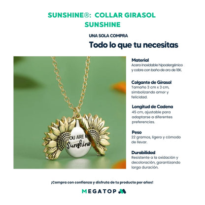 Sunshine: Collar de Girasol