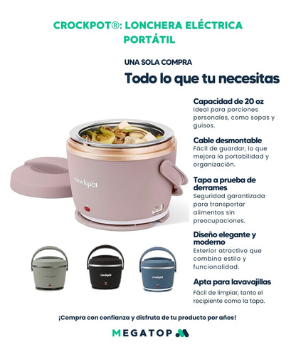 CrockPot: Lonchera eléctrica portátil