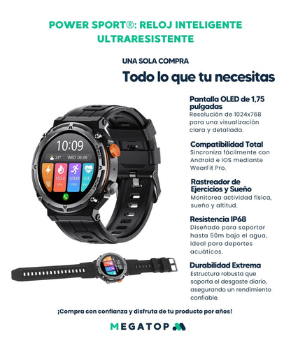 POWER SPORT: RELOJ INTELIGENTE