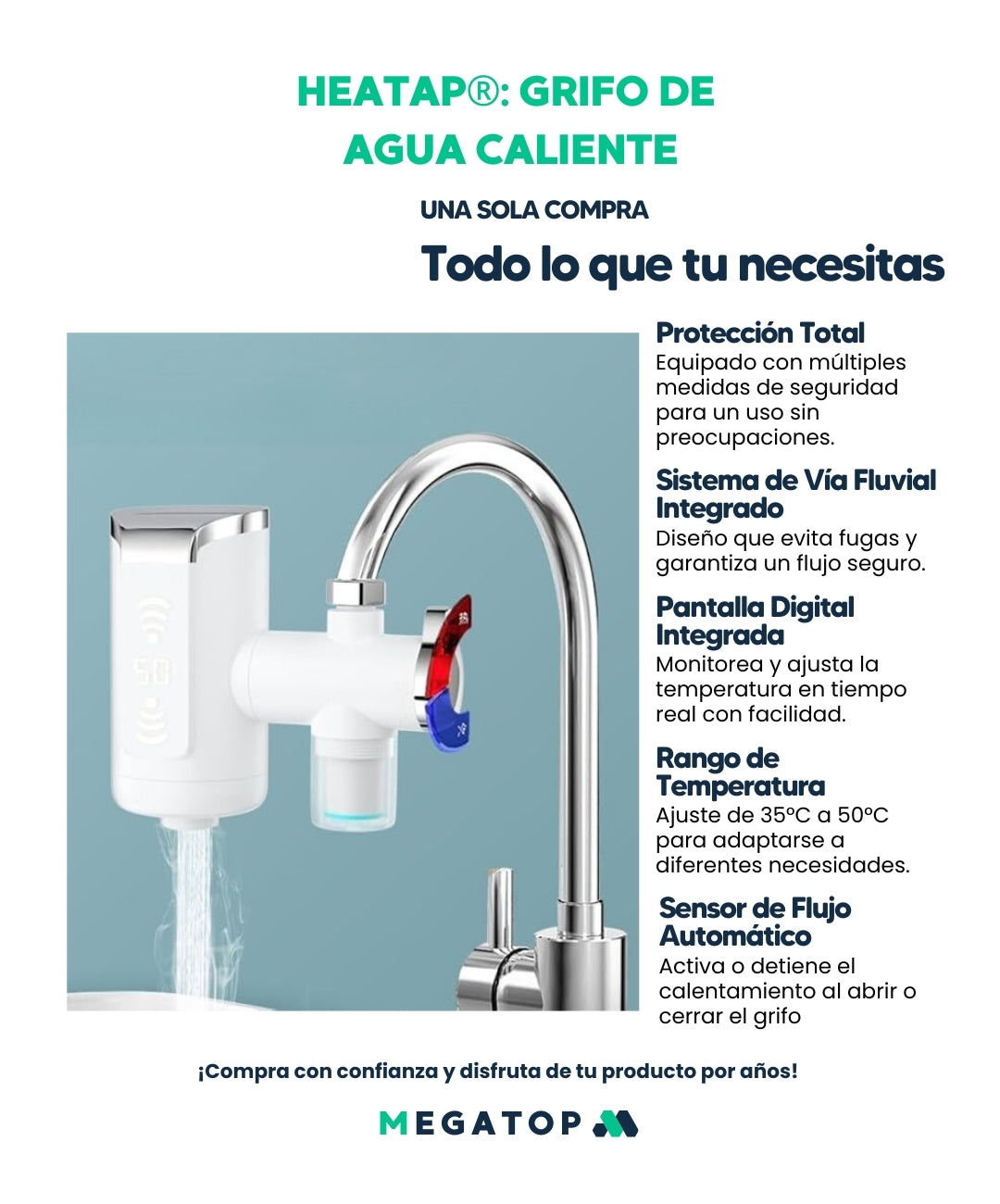 HeaTap: Grifo de agua caliente