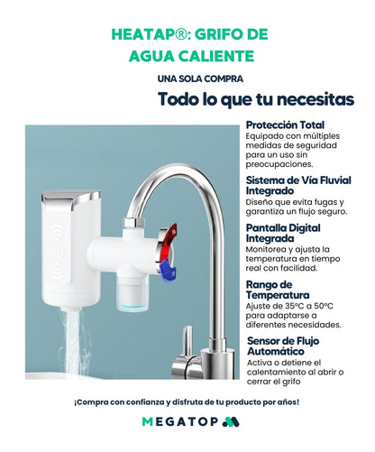 HeaTap: Grifo de agua caliente