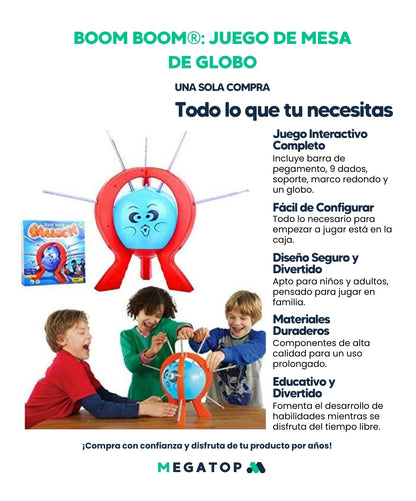 BOOM BOOM: Juego de Mesa de Globo