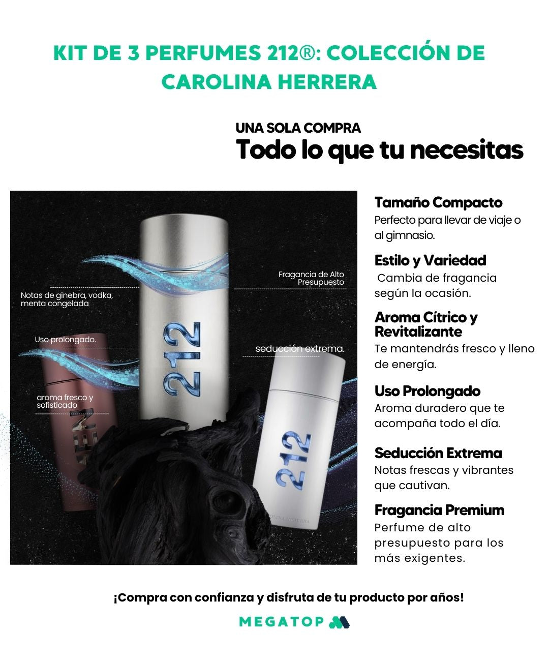 KIT DE 3 PERFUMES 212