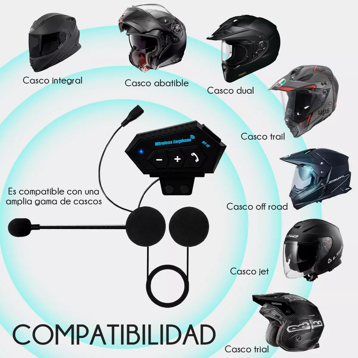 Auriculares para Moto