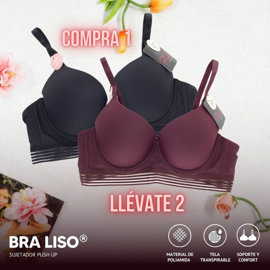 BRA LISO®: brasier Push Up - PROMO 2X1