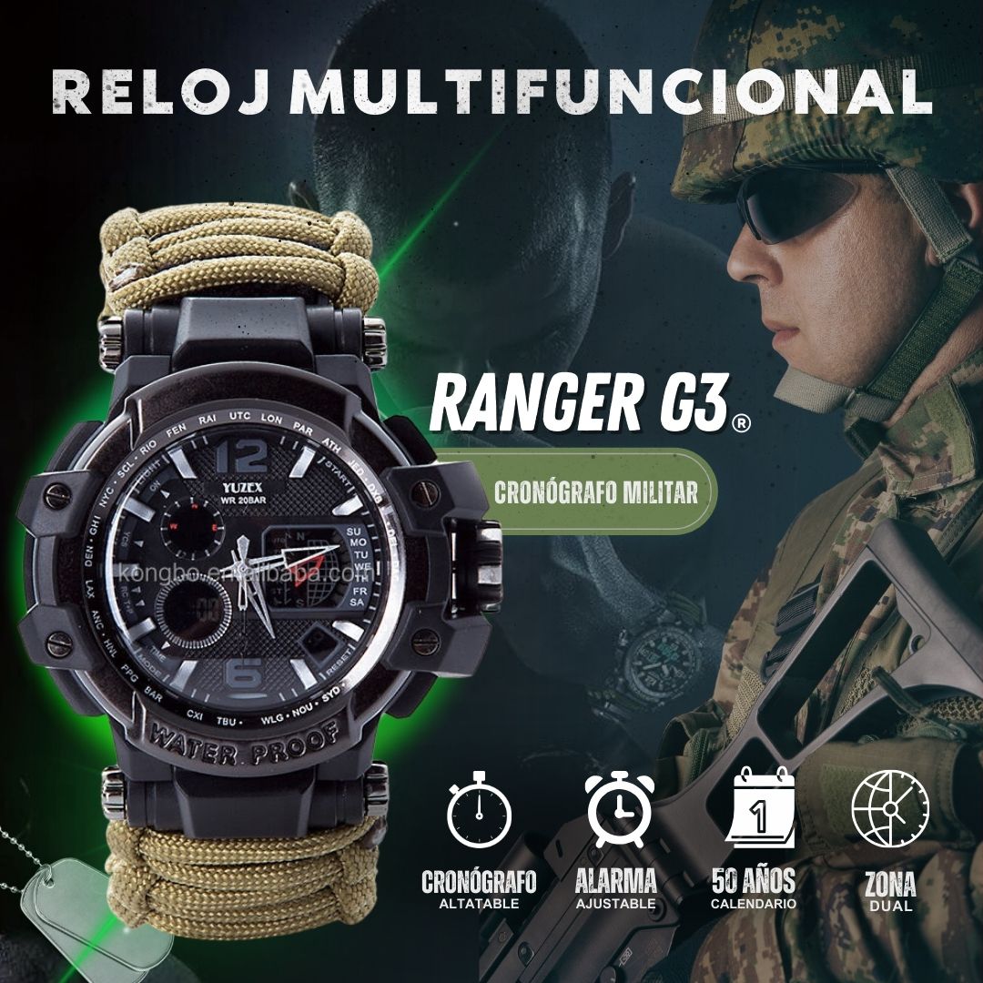 Ranger G3: Reloj Militar Multifuncional