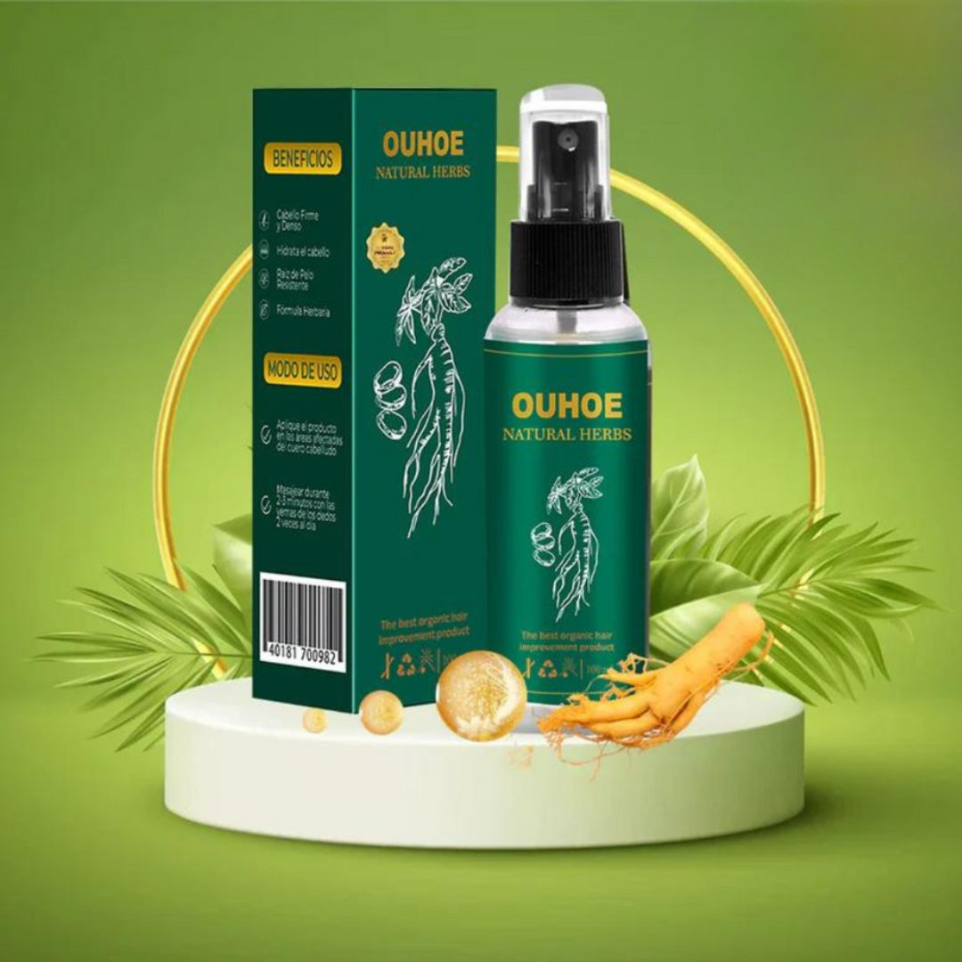 OUHOE: Spray para el Crecimiento de Cabello