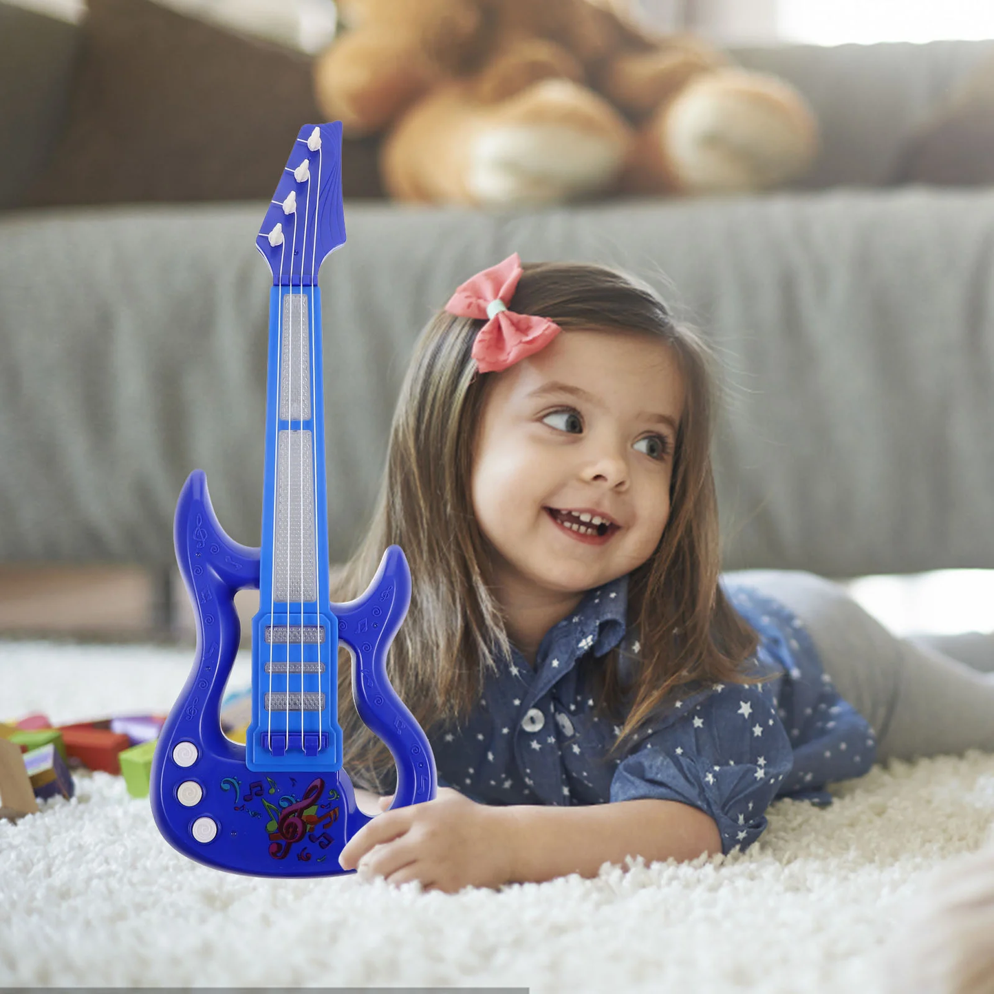 MiniRockstar: Guitarra Eléctrica de Juguete para Niños