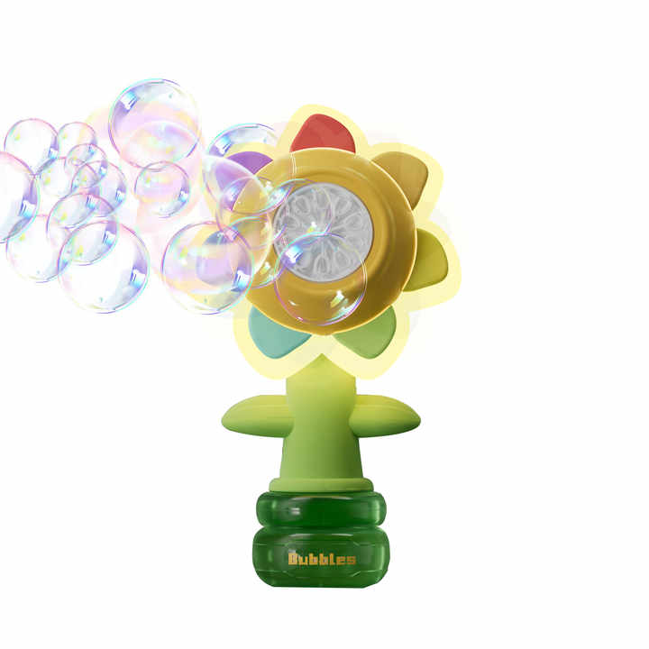 DanceBubble: Máquina de burbujas con forma de flor