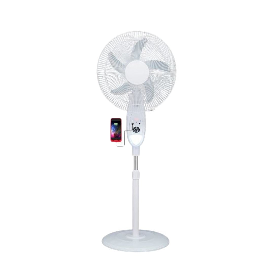 LASKO S24®:  Ventilador Solar batería recargable