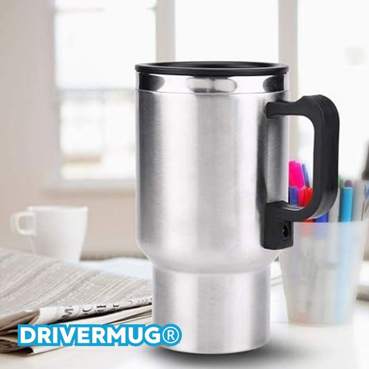 DriverMug: Taza Eléctrica de Acero Inoxidable