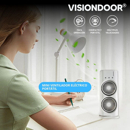 CoolBreeze®: Ventilador Eléctrico Portátil