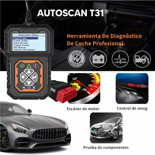 AutoScan T31: Herramienta de Escaneo - Diagnóstico Automotriz