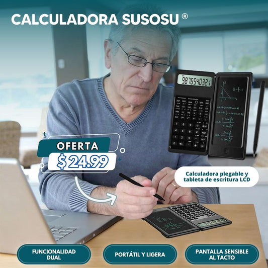 Calculadora plegable con Pantalla + Pen Digital