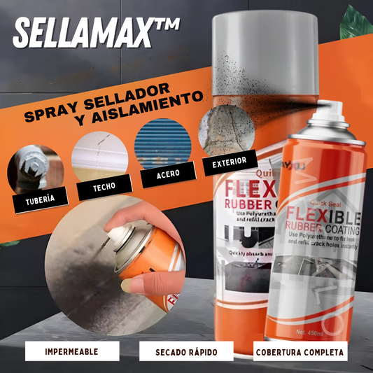 SELLAMAX: Spray Impermeabilizante y aislamiento (COMPRE 1 RECIBE 1 GRATIS)