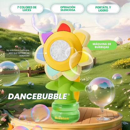 DanceBubble: Máquina de burbujas con forma de flor