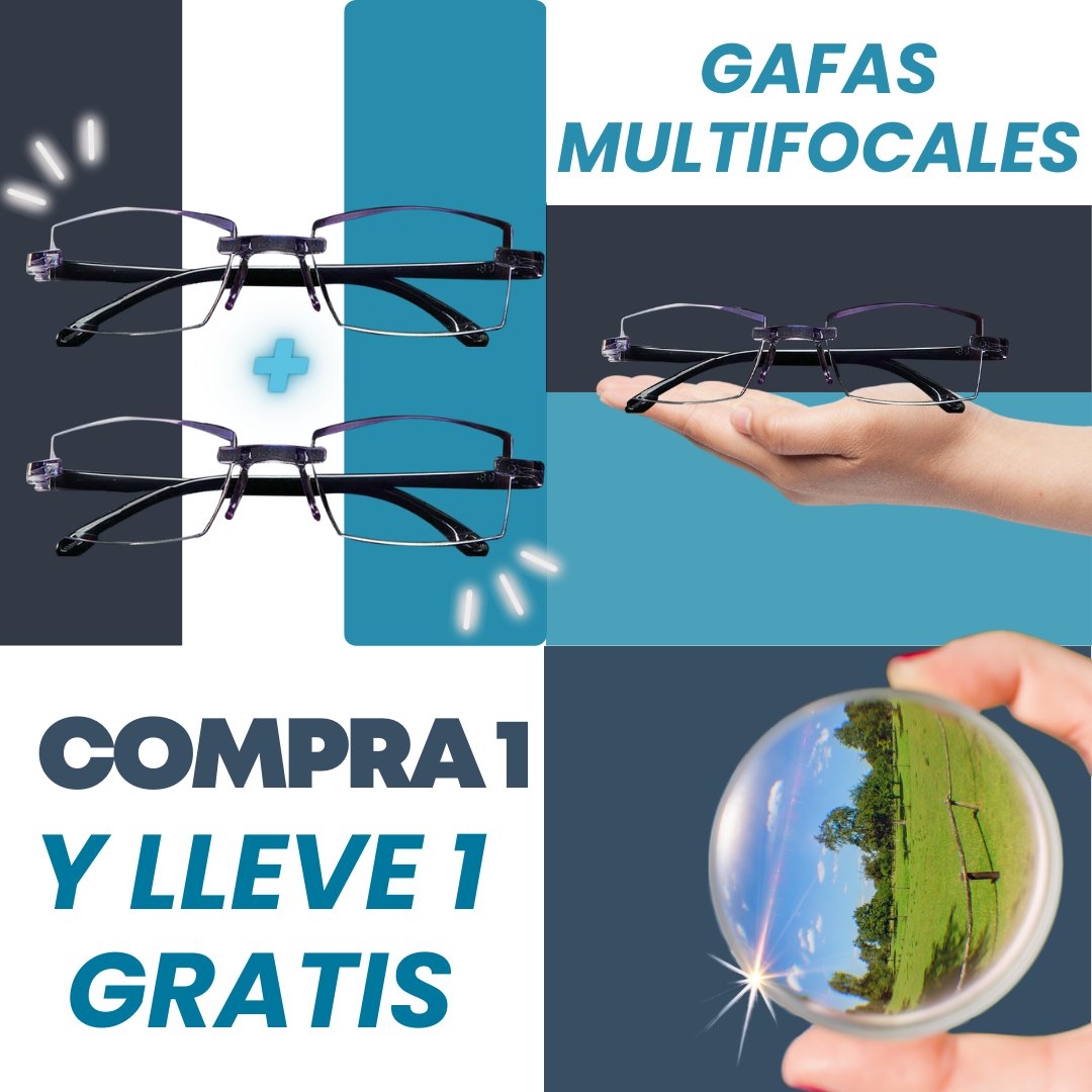 LENTES MULTIFOCALES - COMPRE 1 LLEVE 1 GRATIS