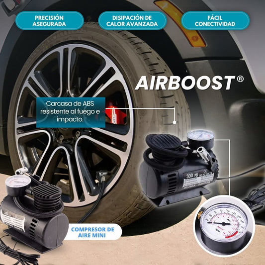 AirBoost: Compresor de Aire Mini para llantas