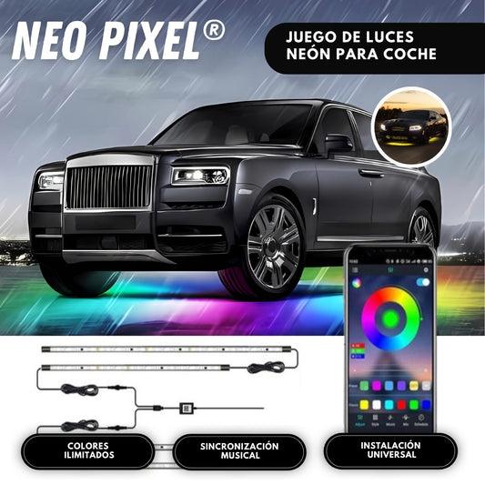 Neo Pixel: Juego de Luces Neón para Coche