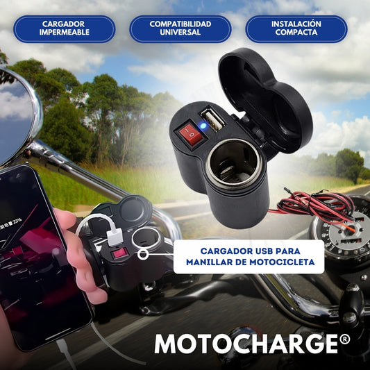 MotoCharge: Cargador USB para moto