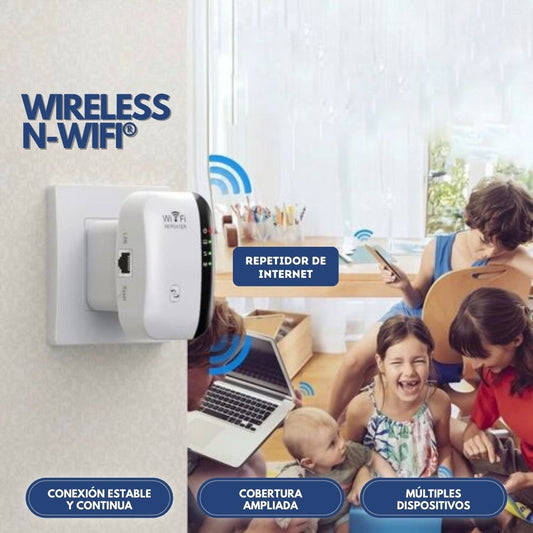 Wireless N-WIFI®: Extensor WIFI