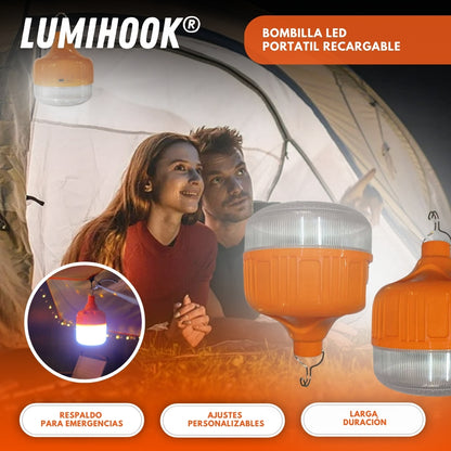 LumiHook: Bombilla Led Portatil Recargable