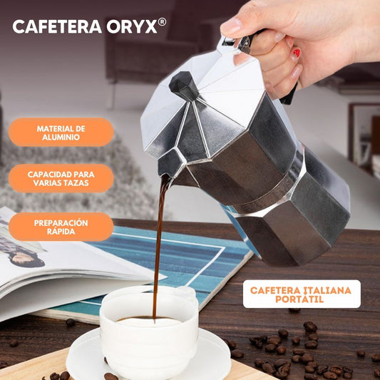 Cafetera ORYX®: Cafetera Italiana portátil