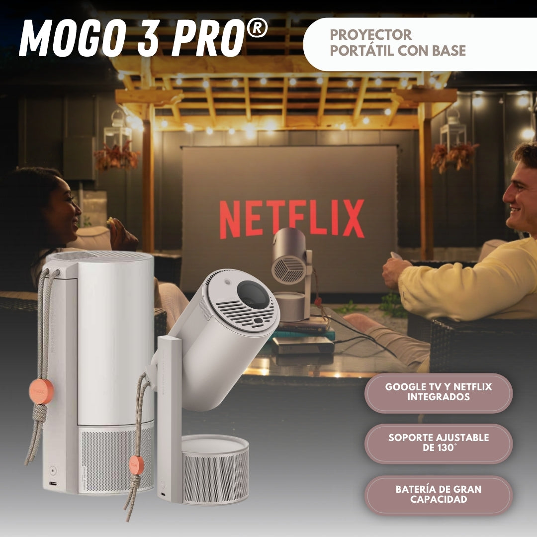 MoGo 3 Pro: Proyector Portátil