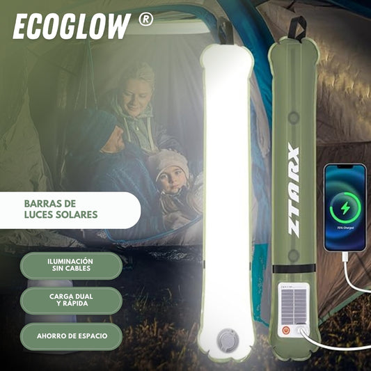 EcoGlow: Barras de luces solares