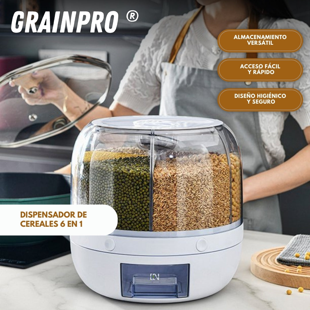 GrainPro: Dispensador de Cereales 6 en 1