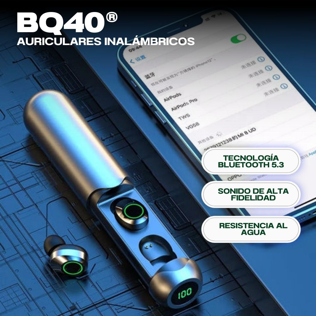 BQ40®: Auriculares inalámbricos